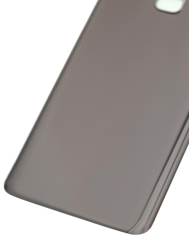 Tapa trasera con lente de camara para Samsung Galaxy S9 (Sin logo) (Plata)