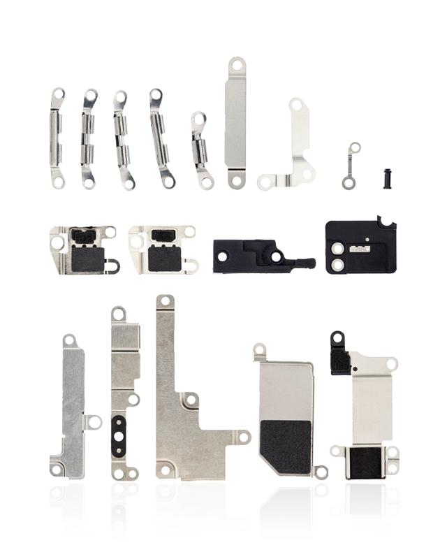 Juego completo de soportes metalicos pequenos para iPhone 8 Plus