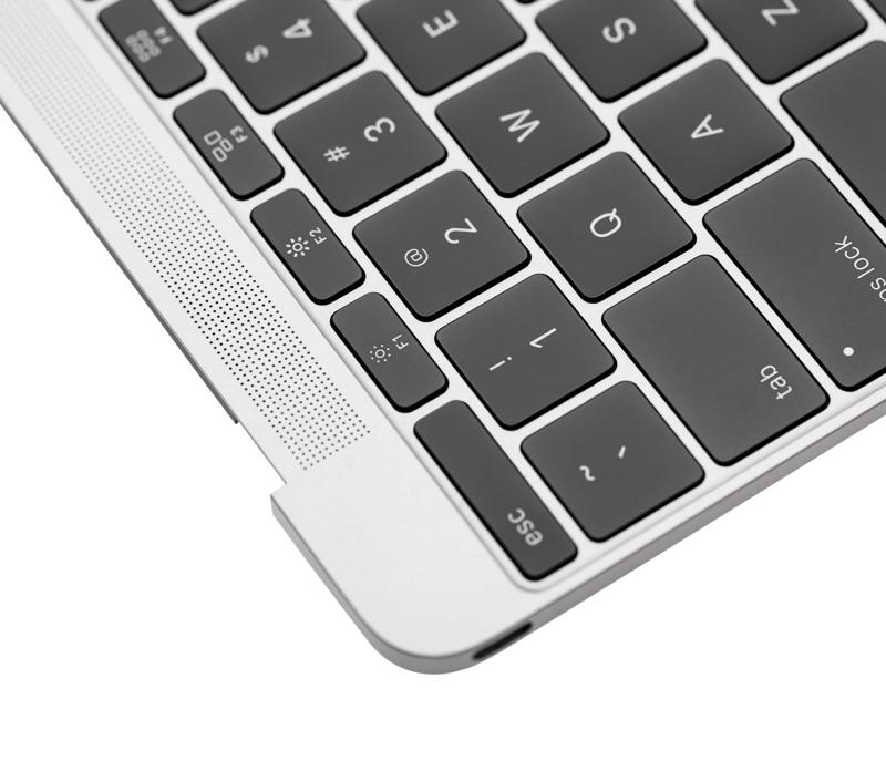 Carcasa superior con teclado y microfono para MacBook Retina 12" A1534 (Principios de 2016 / Mediados de 2017) - Gris Espacial