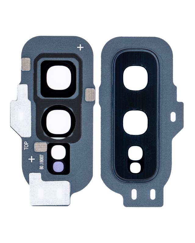 Lente de camara trasera con aro de cubierta para Samsung Galaxy S10E (Prism Black)