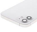 Tapa trasera con componentes pequeños pre-instalados para iPhone 12 (Versión Internacional) (Usado OEM: Grado A) (Blanco)