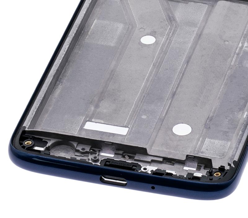 Carcasa media con marco de pantalla para Motorola Moto G7 Power (XT1955 / 2019) (Version US) (Azul Marino) (Set de 2 Piezas)