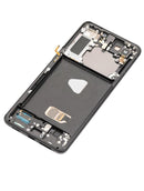 Pantalla USADA OLED con marco para Samsung Galaxy S21 Plus 5G (Negro Fantasma, Blemish Grado B)