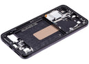 Marco medio para Samsung Galaxy S23 5G (Version Norteamericana) (Phantom Black)
