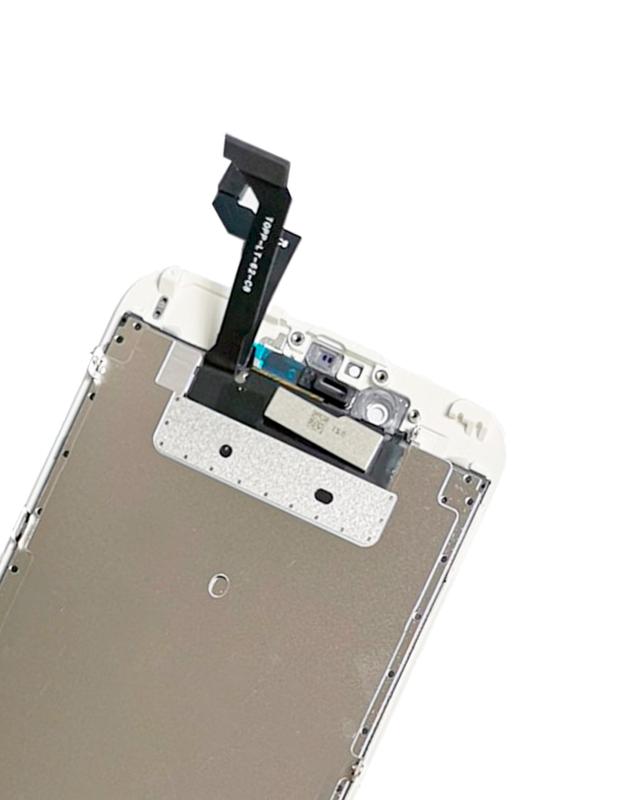 Pantalla LCD para iPhone 6S con placa de metal (Blanco)