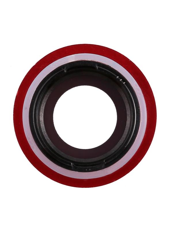 Lente de camara trasera con soporte y bisel para iPhone 8 / SE (2020) / SE (2022) (Rojo) (10 unidades) (Zafiro real premium)