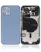 Tapa trasera para iPhone 12 Pro con componentes pequeños pre-instalados (Versión internacional) (Azul Pacífico)