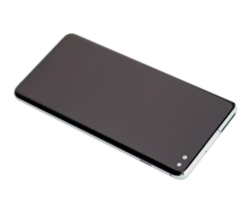 Pantalla OLED para Samsung Galaxy S10 Plus con marco (Original) (Verde Prisma)