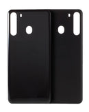 Tapa trasera con lente de camara para Samsung Galaxy A21 (A215 / 2020) (Negro) original