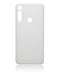 Tapa trasera de cristal para Motorola Moto G8 / G Fast (Versión US) (Blanco Prism)