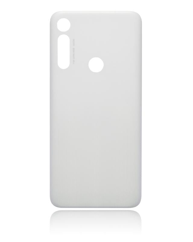 Tapa trasera de cristal para Motorola Moto G8 / G Fast (Versión US) (Blanco Prism)