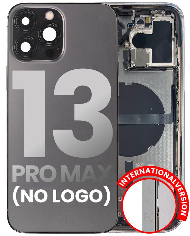 Tapa trasera para iPhone 13 Pro Max con componentes pequenos pre-instalados (Version Internacional) (Grafito)