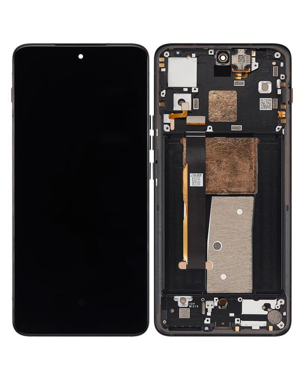 Pantalla OLED con marco para Motorola Moto ThinkPhone (XT2309 / 2023) (Reacondicionado) (Negro Carbon)