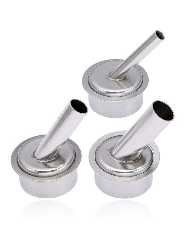 Juego de 3 boquillas para pistola de aire caliente de 45 grados para 861DW / TR1300A (5mm / 7mm / 10mm)