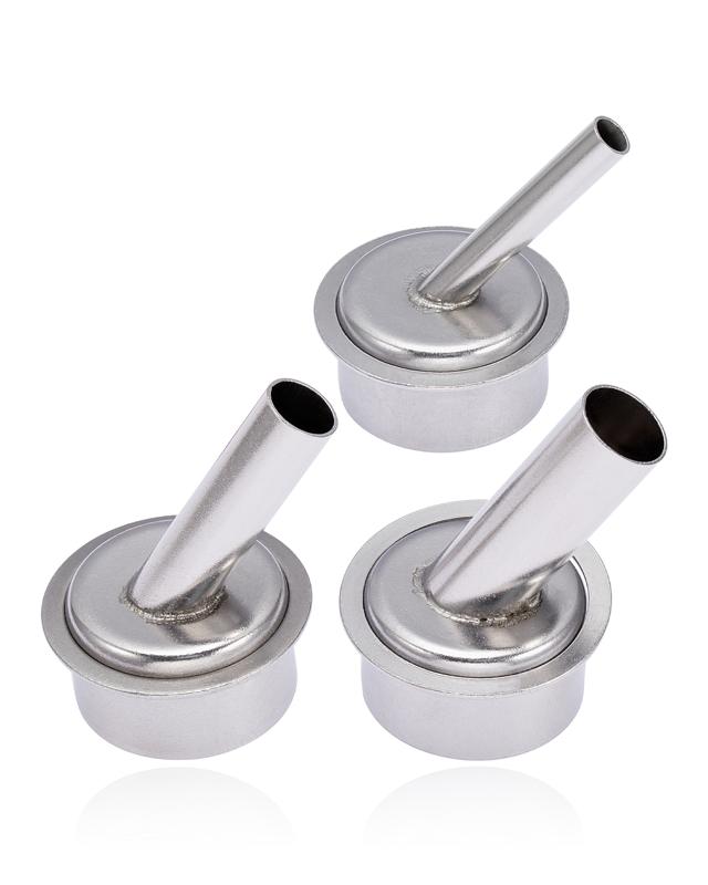 Juego de 3 boquillas para pistola de aire caliente de 45 grados para 861DW / TR1300A (5mm / 7mm / 10mm)