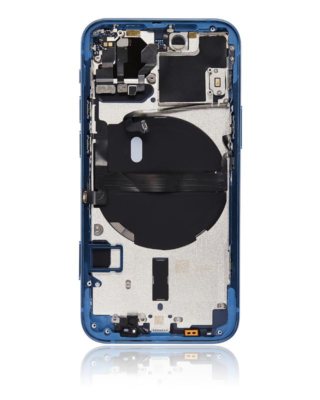 Tapa trasera con componentes pequeños para iPhone 13 Mini (Versión Internacional) (Sin Logo) (Azul)