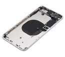 Tapa trasera con componentes pequenos pre-instalados para iPhone 8 Plus (Sin Logo) (Plata)