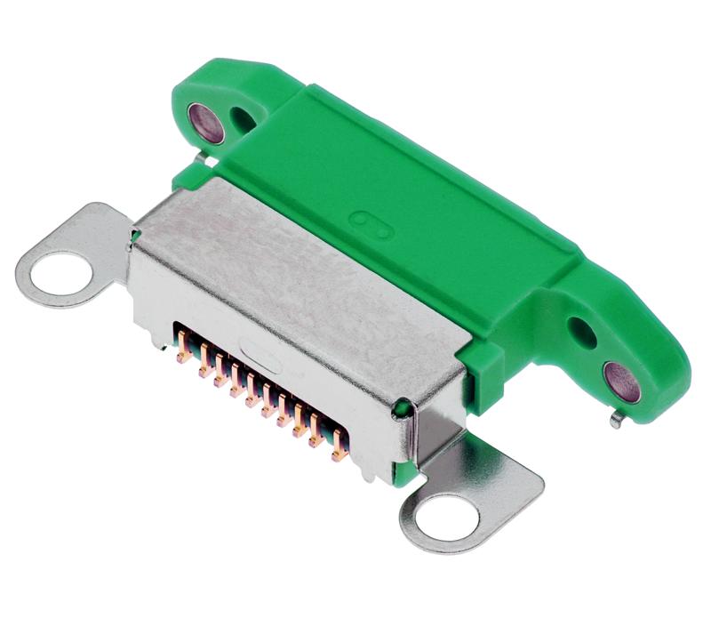 Puerto de carga para iPhone 12 Mini (Verde) (Paquete de 10)