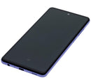 Pantalla OLED con marco para Samsung Galaxy A72 (A725 / 2021) color Violeta Espectacular original