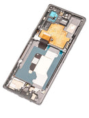 Pantalla OLED con marco para LG Velvet 5G (Solo marco Verizon 5G UW) (Reacondicionado) (Gris)