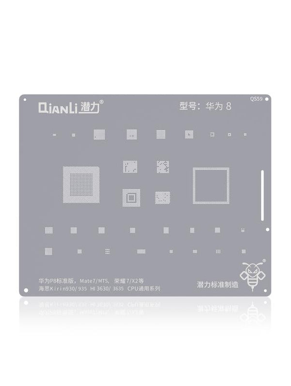 Stencil Bumblebee (QS59) para Huawei P8 / Mate 7 / MTS / Honor 7 / X2 CPU Series Universal (Kirin 930/935) (HI3630/3635) (Qianli)
