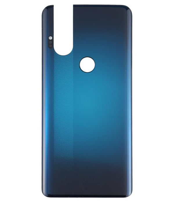 Tapa trasera original para Motorola One Hyper (XT2027-1 / 2020) en color azul profundo
