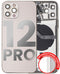 Tapa trasera para iPhone 12 Pro con componentes pequeños pre-instalados (Versión Internacional, Oro)