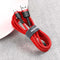 Cable tipo USB - Tipo C Marca Baseus | Linea Cafule | Carga Rapida 2A | 2 Metros de Largo | Color Rojo