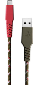 SKULLCANDY LINE PLUS CABLE SUB A LIGHTNING ROJO / CAFE