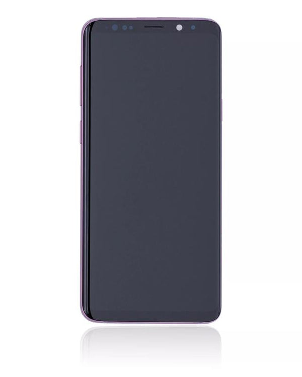 Pantalla OLED con marco para Samsung Galaxy S9 Plus original (Lila Purpura)