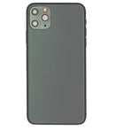 Tapa trasera para iPhone 11 Pro Max con componentes pequeños pre-instalados (Verde Medianoche)