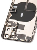 Tapa trasera con componentes para iPhone 11 Pro Max (Usada Original Grado B) (Gris Espacial)