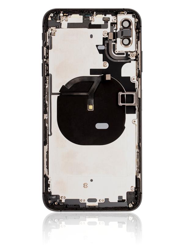 Tapa trasera con componentes pequenos pre-instalados para iPhone XS Max (Usado original calidad C) (Gris espacial)