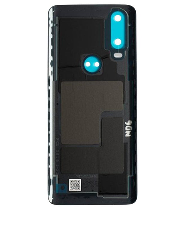 Tapa trasera original para Motorola One Action (Denim Blue)