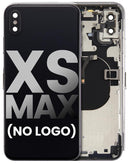 Tapa trasera para iPhone XS Max con componentes pequenos preinstalados (Gris Espacial)