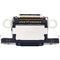 Puerto de carga para iPhone 15 Pro / 15 Pro Max (Titanio Azul) (Paquete de 10)