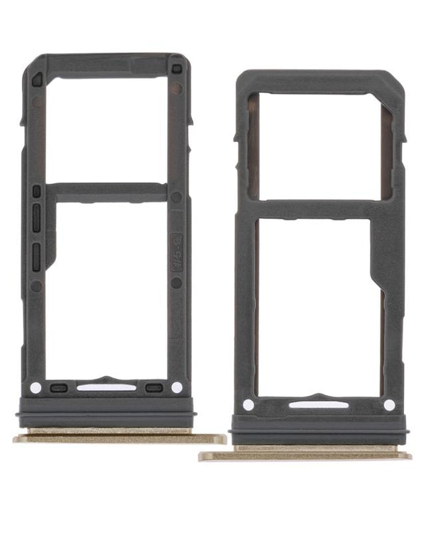 Bandeja para tarjetas SIM doble para Samsung Galaxy S8 / S8 Plus (Dorado)
