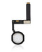 Boton de inicio con cable flex para iPad Pro 9.7" (Plata)