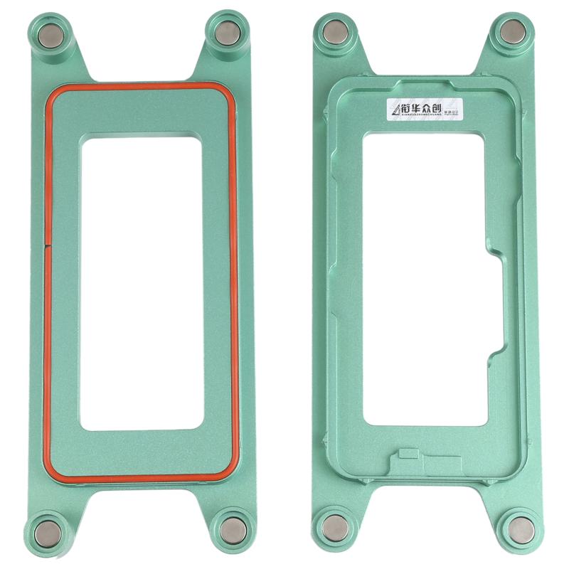 Molde  para cambio de glass con sujecion magnetica para iPhone 13 Pro Max (Pack de 2)