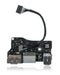 Placa I/O (MagSafe 2, USB, Audio) para MacBook Air 13" (A1369 / Late 2010)