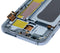 Pantalla OLED con marco para Samsung A5 (A520 / 2017) (Azul Neblina)