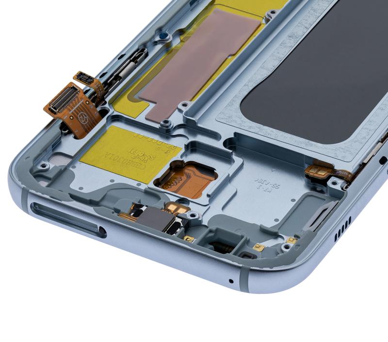 Pantalla OLED con marco para Samsung A5 (A520 / 2017) (Azul Neblina)