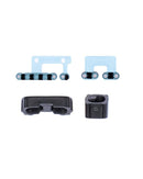 Malla de altavoz/microfono para iPhone 12 Pro Max (Negro) (Paquete de 10)