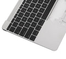 Carcasa superior con teclado y microfono para MacBook Retina 12" (A1534 / Principios de 2016 / Mediados de 2017) (Ingles de EE.UU.) (Usada original: Calidad nueva) (Plata)