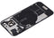 Tapa trasera con placa de acero, NFC para carga inalambrica, iman MagSafe y flex de linterna para iPhone 15 (Amarillo)
