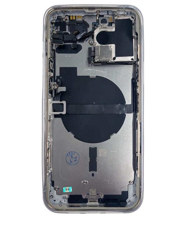 Tapa trasera para iPhone 13 Pro Max con componentes pequeños pre-instalados (Versión US) (Usada Original Grado C) (Plata)