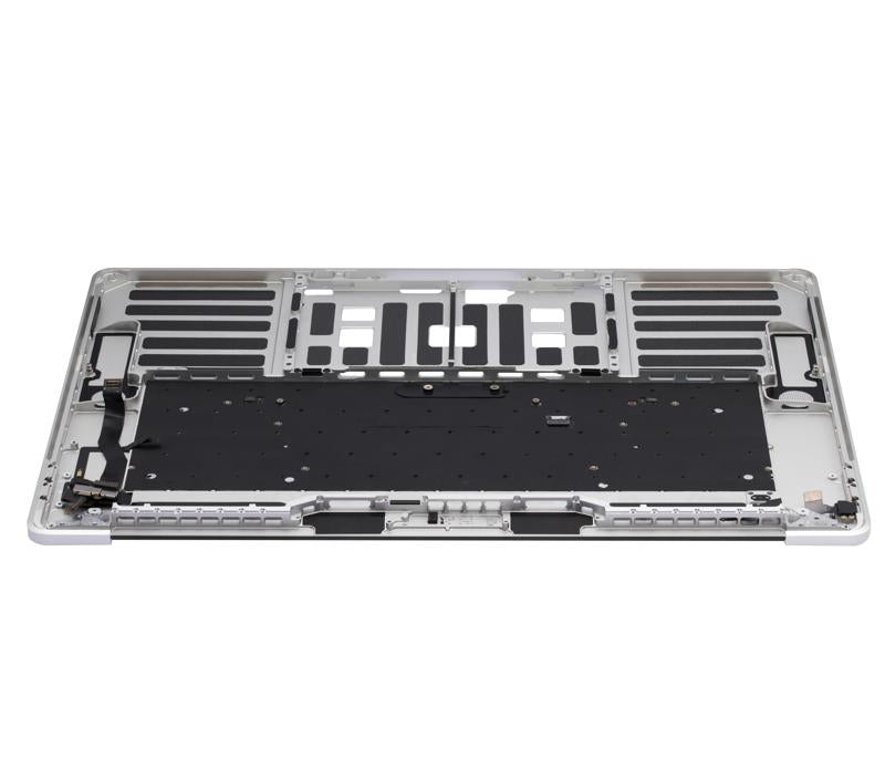 Carcasa superior con teclado para MacBook Pro 15" con Touch Bar (A1707 / Finales de 2016 / Mediados de 2017) (Teclado Francés) (Plata)