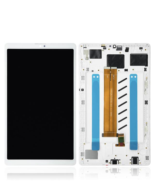 Pantalla LCD con marco para Samsung Galaxy Tab A7 Lite 8.7" (2021) (T225 / T227) 4G (Reacondicionado) (Blanco)