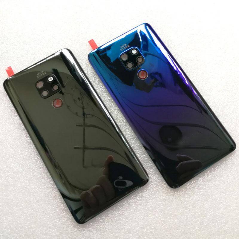 Tapadera de vidrio trasera Huawei Mate 20 Azul