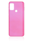 Tapa trasera de vidrio para Motorola Moto G20 (XT2128 / 2021) (Rosa Flamingo)